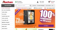Super affaire:  articles 100% remboursés en bons d’achats sur auchan.fr