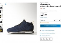 Bon plan baskets hommes adidas cuir mi montante à 31.35 euros port inclus (au lieu de plus de 100)