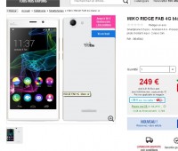 Bon plan smartphone avec le wiko ridge fab qui revient à 169 euros ( 5.5 pouces, quad core, 2go)