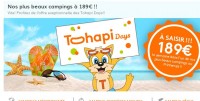 Promo camping prestige tohapi à 189 euros la semaine en avril mai juin