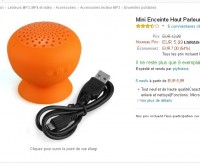Enceinte bluetooth pas chère à 6 euros