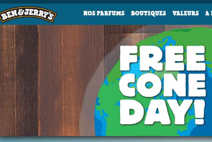 free cone day