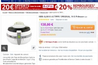 Bon prix friteuse actifry qui revient à 90 euros le 1er avril