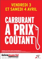 Carburants à prix coutant chez intermarché