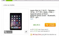 Bon plan ipad air 2 qui revient à moins de 360 euros .. le 23 avril de 18h à minuit
