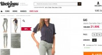 21.8 un jeans pour femmes de la marque Gas