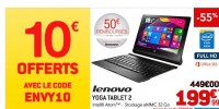 Bon plan tablette – mini pc : lenovo yoga tablet 2 avec clavier qui revient à moins de 200 euros
