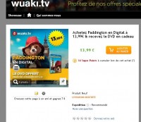 Bon plan film paddington à 13.99 euros en dvd et 16.99 en blu ray  + version digitale avec wuaki