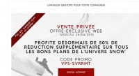 Quiksilver : 50 pourcent de réduction en plus sur les promos Snow