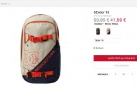 Bon plan sac à dos Dc Shoes sender 15 à 21 euros port inclus (le 26/04)