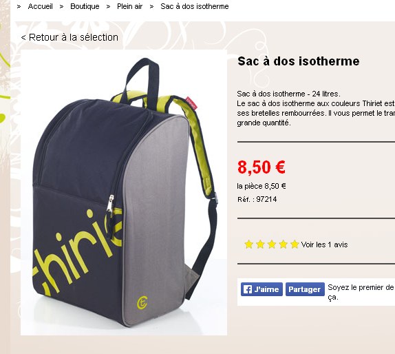 GiftRetail - Sac isotherme 2 tons en RPET - pas cher