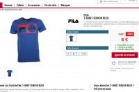 Tee shirt Fila pour hommes à 6 euros .. et autres articles de la marque pas chers