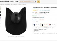 Pas cher:  1.38 euros port inclus un tour de cou protege nez pour motards, skieurs …