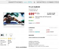 Bon plan tv 3d grand ecran : 525 euros une tv LG 55 pouces …le 9 avril