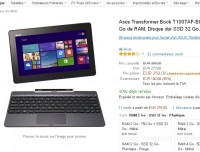Tablette / pc portable Asus Transformer T100 qui revient à 209 euros pour un achat le 31 mai