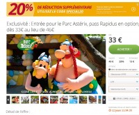 Billets à prix réduits pour le parc asteric de mai à octobre 2015 …à partir de 26 euros