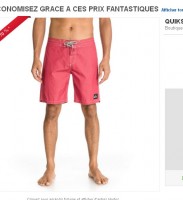 Boardshort Quiksilver pour ado à moins de 15 euros