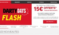 Promo Darty : 15 euros en bons d’achats par tranche de 100 euros d’achat jusqu’au 17 mai