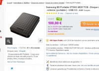 Bon prix disque dur externe 2.5 pouces 2to à 85 euros (le 5 mai)