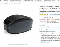 16 euros l’enceinte bluetooth 2x3watts aukey