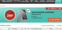 Smartphone samsung galaxy alpha à moins de 300 euros