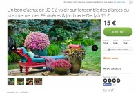 Plantes, rosiers, arbustes … Un bon d’achat de 30 euros à moitié prix et livraison gratuite