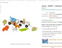 Bon plan jouet en bois : vehicule maxizoo janod à 15 euros au lieu de 25