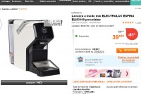 Machine à café Lavazza à 39 euros contre autour de 90 -100 ailleurs