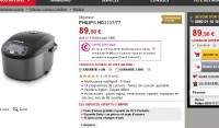 Bonne affaire pour une mijoteuse philips à 89 euros mais avec 20 euros en carte cadeau darty offerts