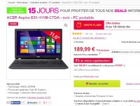 Mini pc portable 11 pouces, windows pas cher à moins de 184 euros port inclus
