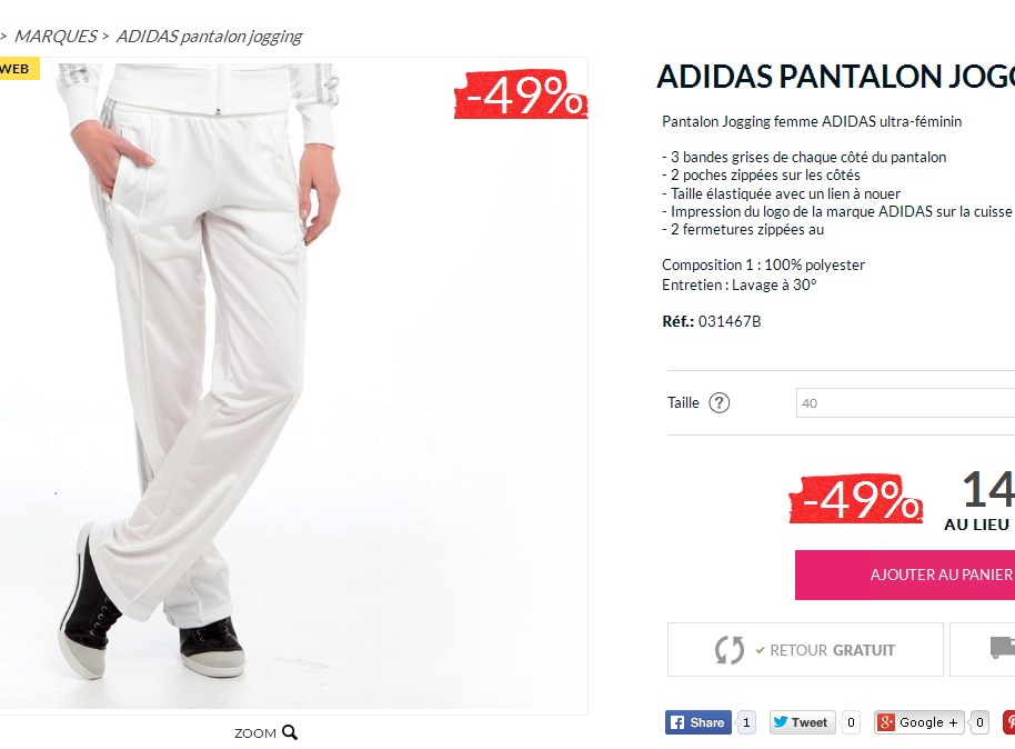 pantalon jogging