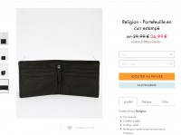 Portefeuille cuir Religon à moins de 27 euros port inclus
