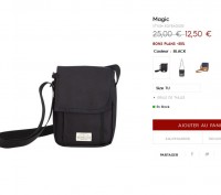 Sacoche bandoulière quiksilver à 7.5 euros port inclus