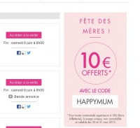 Showroomprive : Code de réduction de 10 euros pour 50 d’achats les 30 et 31 mai