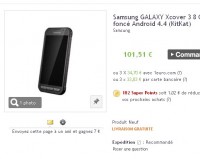 Super affaire : le smartphone samsung galaxy xcover 3 à 101 euros (resistant ,4G  quad core ,1.5 go de mémoire )