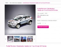 Bon prix recharge clim auto : 60 euros avec remplacement filtre chez speedy