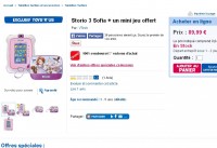 Tablette educative Storio 3 sofia 100% remboursée en bons d’achats
