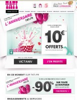 Tati : 10 euros de réduction pour 30 d’achats les 3 et 4 mai