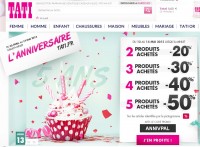 Réduction Tati : 50 pourcent pour l’achat de 5 articles .. jusqu’au 14 mai