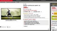 Smart Tv 3d philips 42 pouces à 399 euros avec ambilight