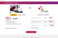Bon plan box adsl : 19.99 euros la box virgin par mois pendant 1 an … avec un forfait mobile en prime