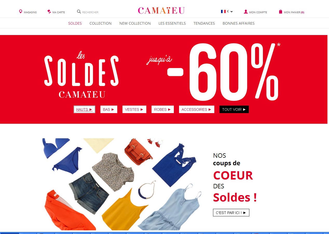 soldes camaieu