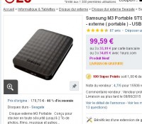 disque dur, clé usb