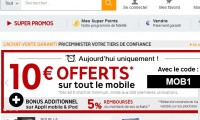 Priceminister : 10 euros de remise pour 60 d’achat le 7 juin