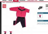 Survétement Nike pour bébé à 10 euros