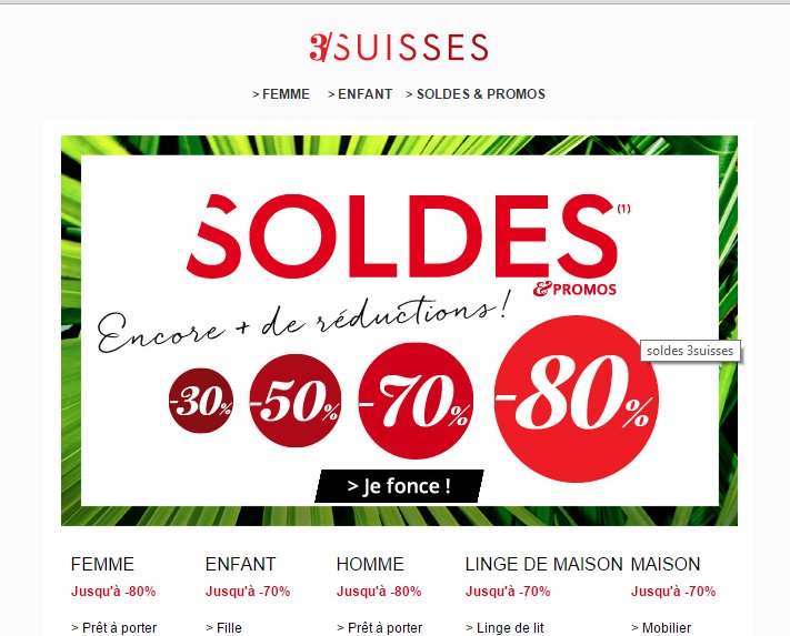 soldes 3 suisses