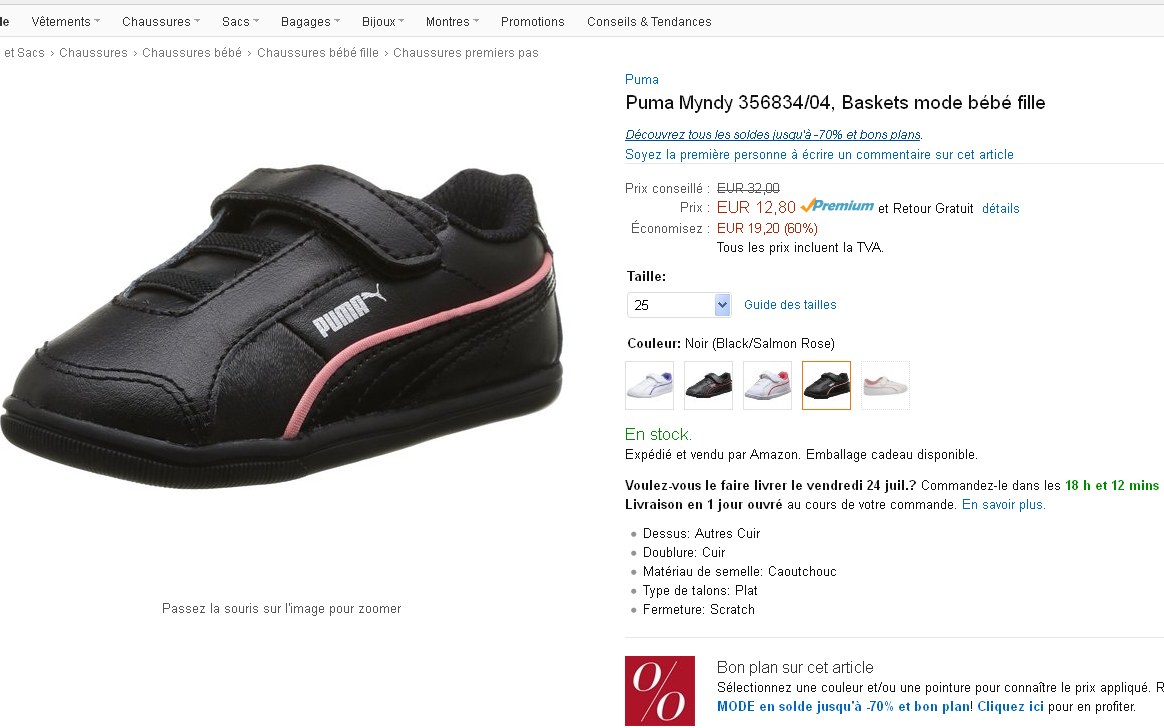 baskets puma cuir