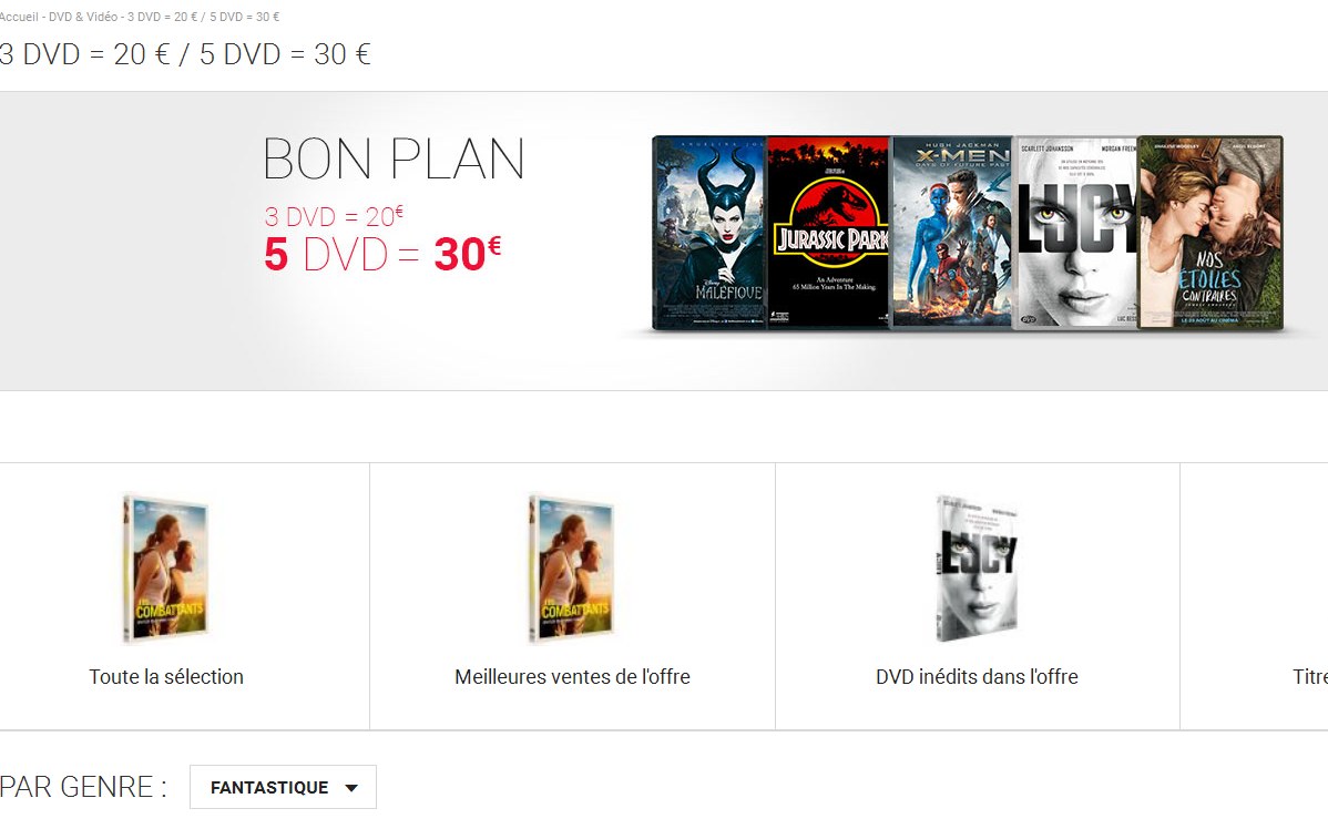 bon plan dvd