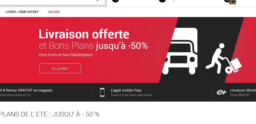 fnac livraison gratuite