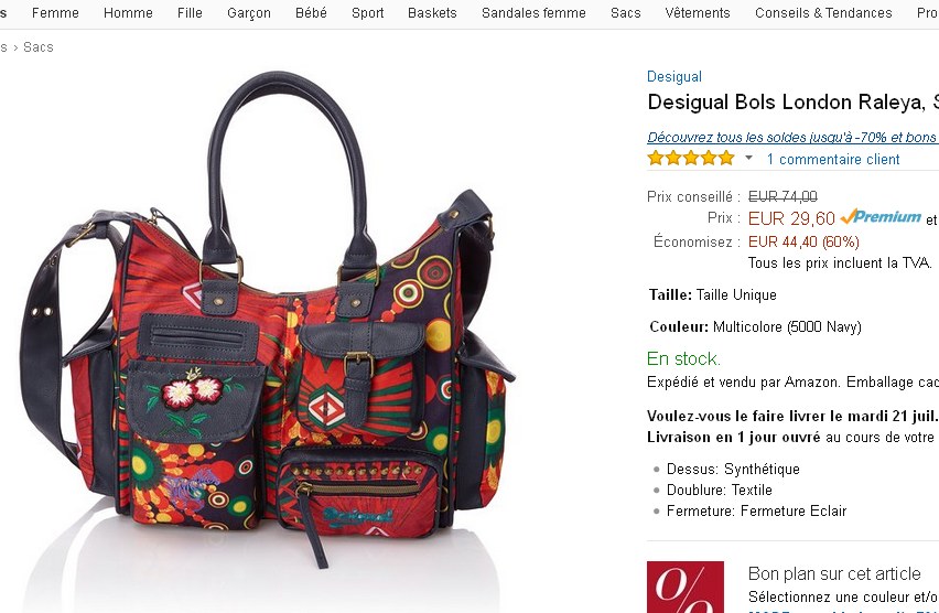 sac desigual